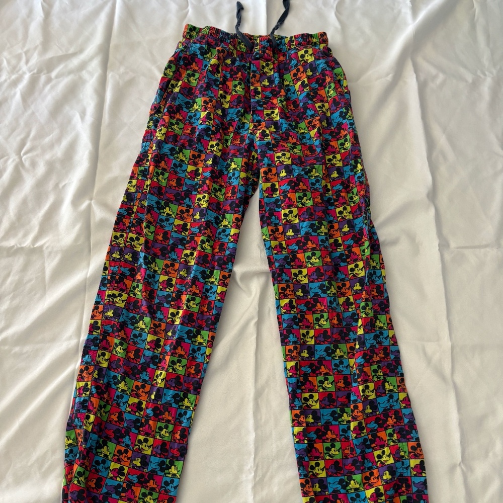 Disked Parks Mickey Parks Mouse Mouse Pants Size Small